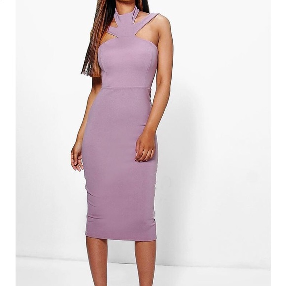 Boohoo Dresses & Skirts - High Neck lilac Dress